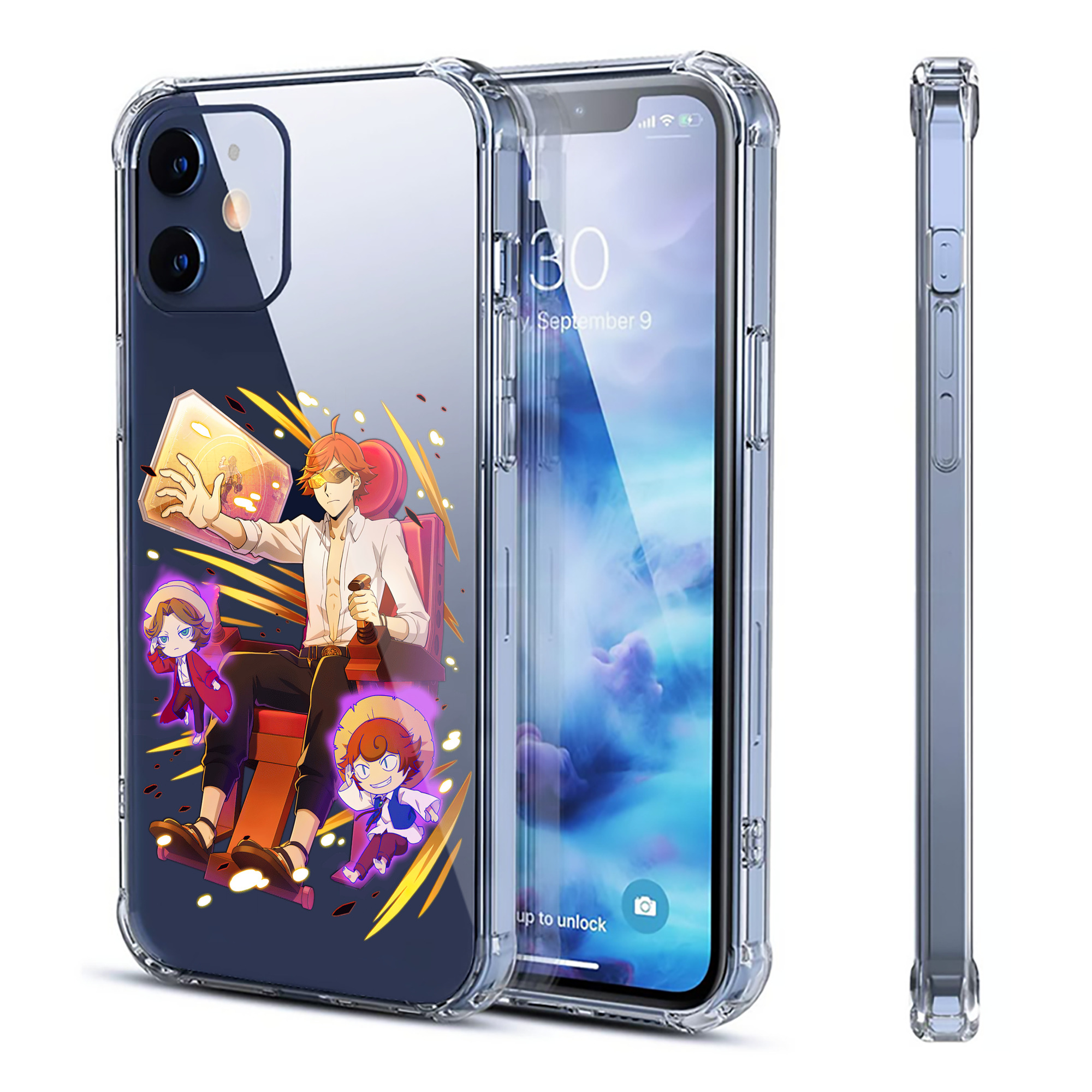 （画像用） 文豪ストレイドッグス Bungo Stray Dogs 【iPhone 12シリーズ対応】透明スマホケース（クリアソフトケース）